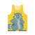 Unisex raccoon-themed tank top