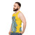 Unisex raccoon-themed tank top - men side
