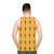 Unisex Italian fashion tank top - men back