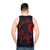 Hellboy inspired unisex tank top - men back