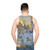 Persian poetry unisex tank top - men back