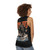 Retro Sushi Dragon Unisex Tank Top - women back