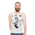 Unisex tank top with The Big Lebowski-inspired Kaoru Betto design - men