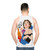 Unisex close up classic cinema tank top - men back