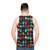 Pedal board unisex guitar effects tank top - men back