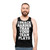 Unisex tank top with "I Snack Harder Than Your Team Plays" funny quote - men