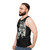 Clics Modernos Unisex Tank Top featuring Charly Garcia inspired artwork - men side