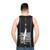 Runway 4 Left Unisex Aviation Tank Top - men back