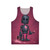 Unisex artist tank top featuring a cute robot with a paintbrush