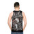 Peacock Samurai Unisex Tank Top - men back