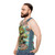 Retro Ninja Dude Unisex Tank Top with Teenage Mutant Ninja Turtles Inspired Design - men side
