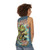 Retro Ninja Dude Unisex Tank Top with Teenage Mutant Ninja Turtles Inspired Design - women back
