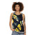 Unisex pop culture tank top featuring video game graphics - women