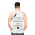 Strange and Unusual Unisex Tank Top featuring Lydia Deetz Quote - men back