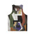 Gino Severini inspired abstract and geometric unisex tank top - Back