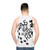Paws Up Unisex Tank Top - men back
