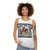 Retro BBC test card graphic unisex tank top - women