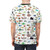 Vibrant AOP t-shirt featuring a collage of diverse ocean life, including fish, sharks, rays, and other marine creatures. - men back
