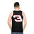 Unisex 3 Tank Top featuring retro NASCAR design - men back