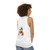Pavarotti Unisex Tank Top - women back