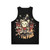 Unisex "I'm Fine" Cat Medieval Knight Tank Top - Back
