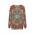 Vintage Antique Persian Rug Print Sweatshirt - hanging