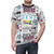 Retro 1980s pop music graphic t-shirt - men front