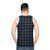 Clan Macneil tartan unisex tank top - men back