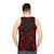 Texture Violator Black Unisex Tank Top - men back
