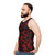 Texture Violator Black Unisex Tank Top - men side