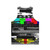 Glitched retro tank top with distorted textured art design - Back