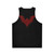Unisex graphic tank top for Halloween costume or superhero cosplay - Back