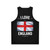 Unisex tank top with England flag design - Back