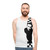 Unisex two-tone terry cloth tank top - men