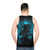 Unisex tank top with cosmic horror space monster design - men back