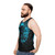 Unisex tank top with cosmic horror space monster design - men side