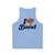 I Love Band Unisex French Horn Tank Top - Back