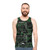 Circuit board green unisex tank top - men