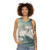 Cimoliopterus unisex tank top with paleoart illustration of prehistoric pterosaur - women