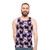 Pastel Halloween Unisex Tank Top with Spooky Black Cats - men