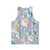 Pastel Fractal Unisex Tank Top - Back