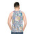Pastel Fractal Unisex Tank Top - men back