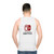 Unisex tank top with "I Intend To Switch" design for dissociative identity disorder, OSDD, and plural systems - men back