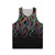 Colorful tentacles unisex tank top