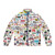 Musical Logos Puffer Jacket with Theatre Themed Designs
