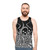 Tentacles Unisex Tank Top featuring line art of octopus, squid, and kraken - men
