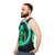 Unisex tank top with tension design and Kylie glow art - men side