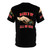 Urban rap black and red graphic t-shirt - Back