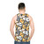 Cockatiel party unisex tank top - men back