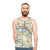 Paris Metro Map Unisex Tank Top - men